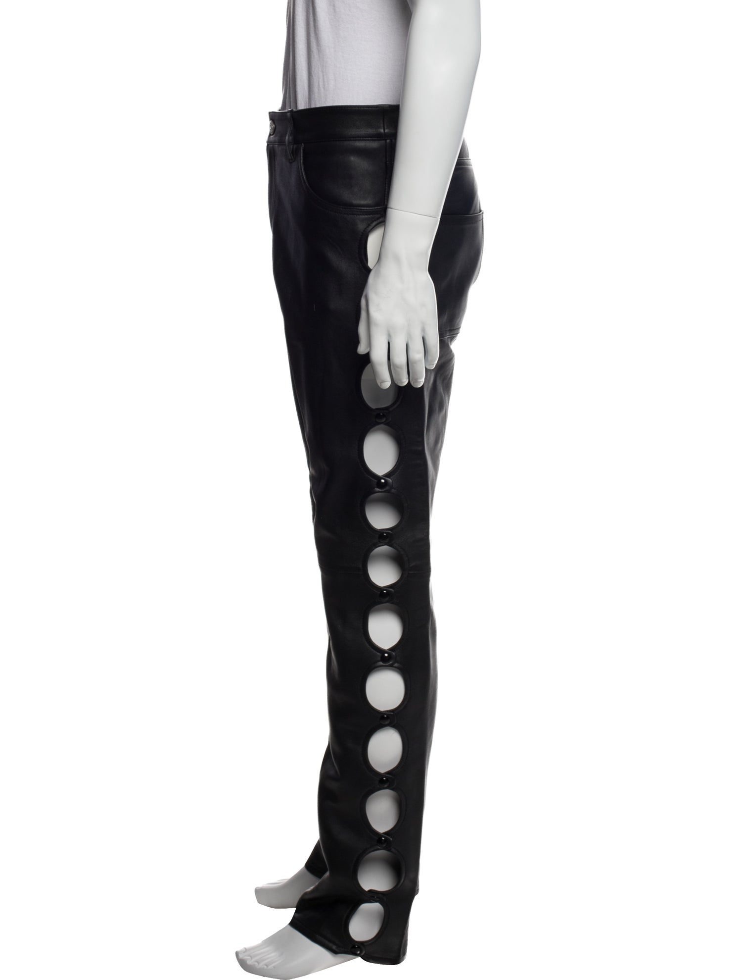 Courrèges Lamb Leather Pants