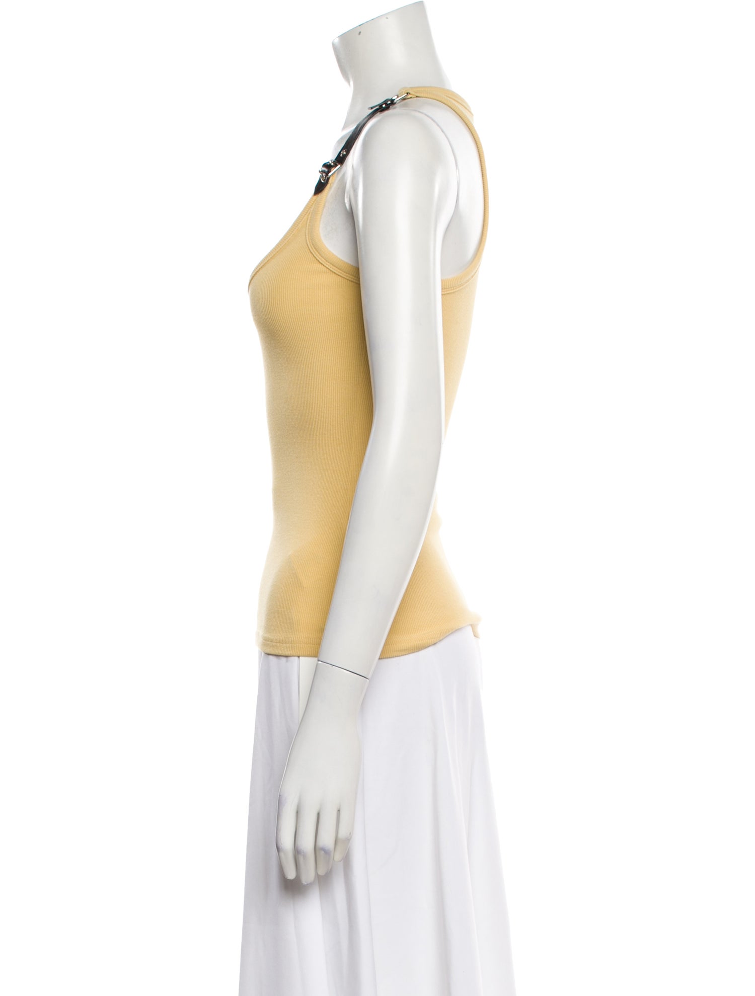 Courrèges Scoop Neck Sleeveless Top