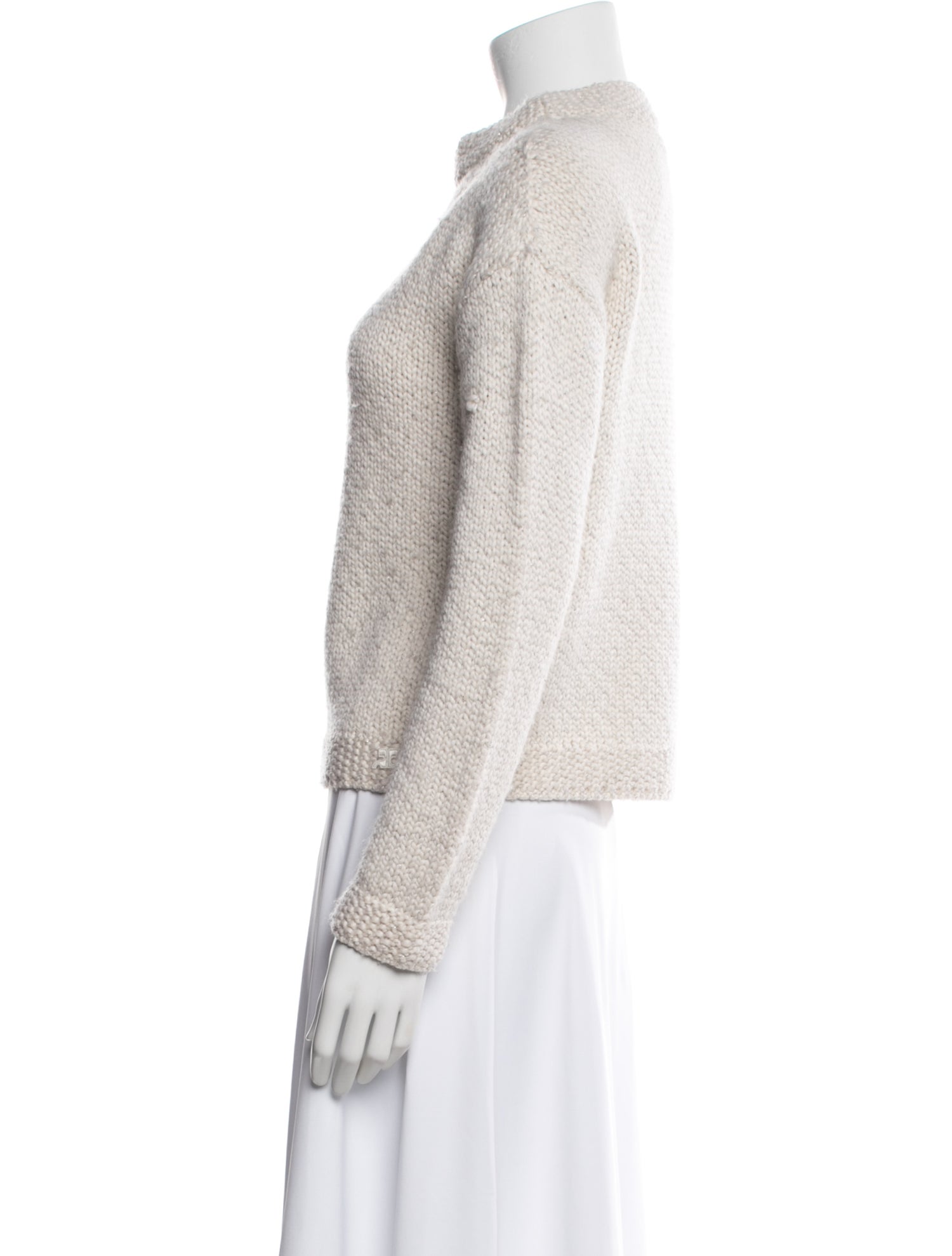 Courrèges Mock Neck Sweater