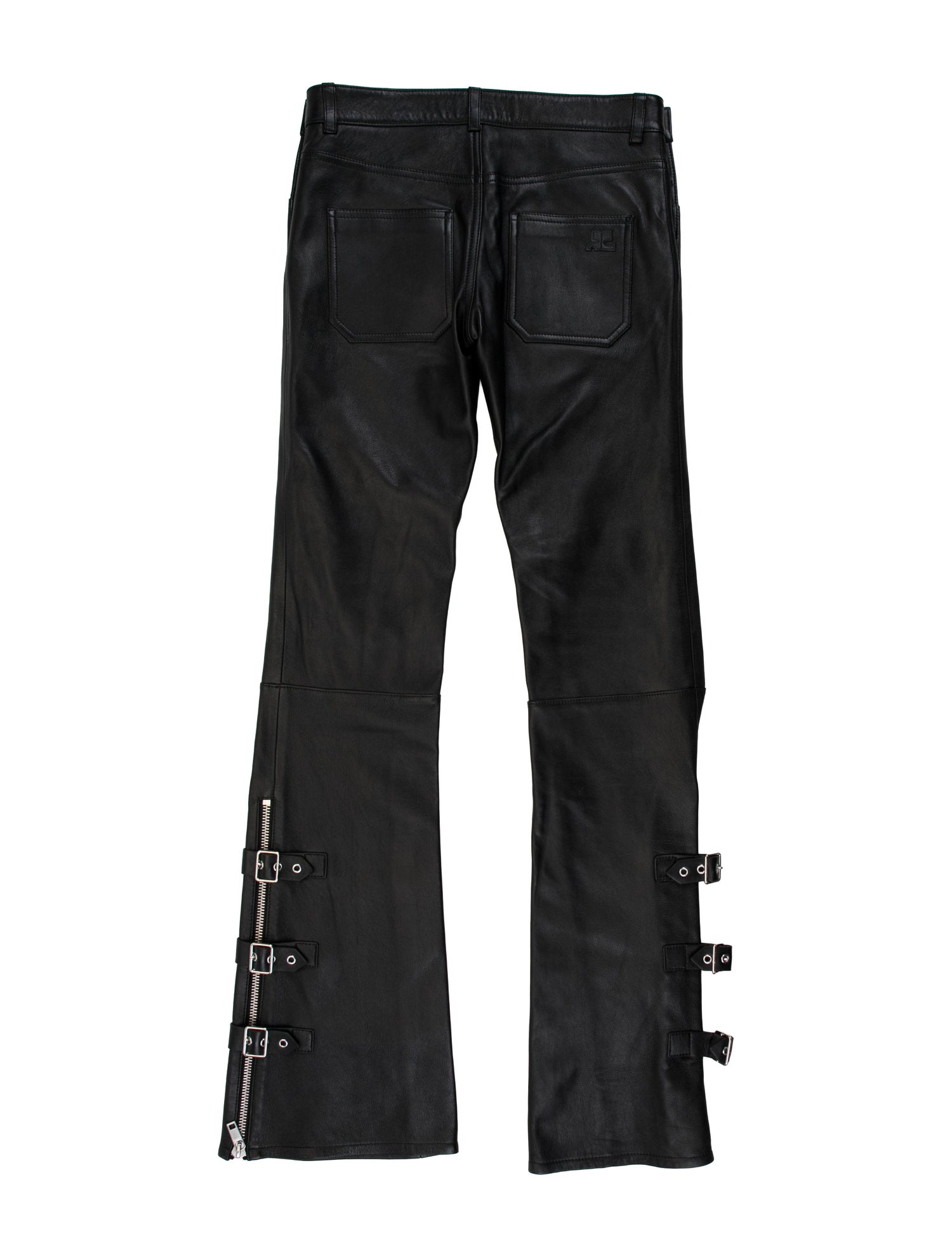 Courrèges Lamb Leather Pants