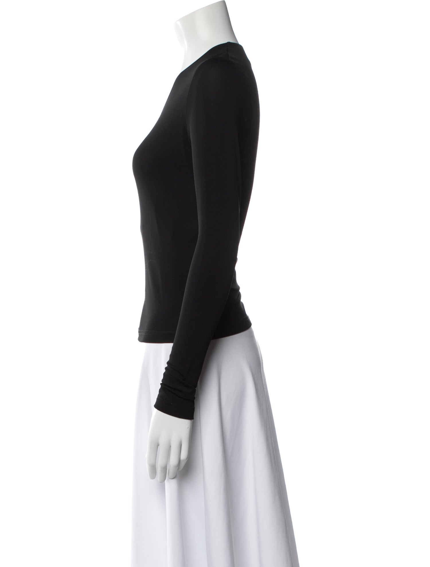 Courrèges Asymmetrical Long Sleeve Top