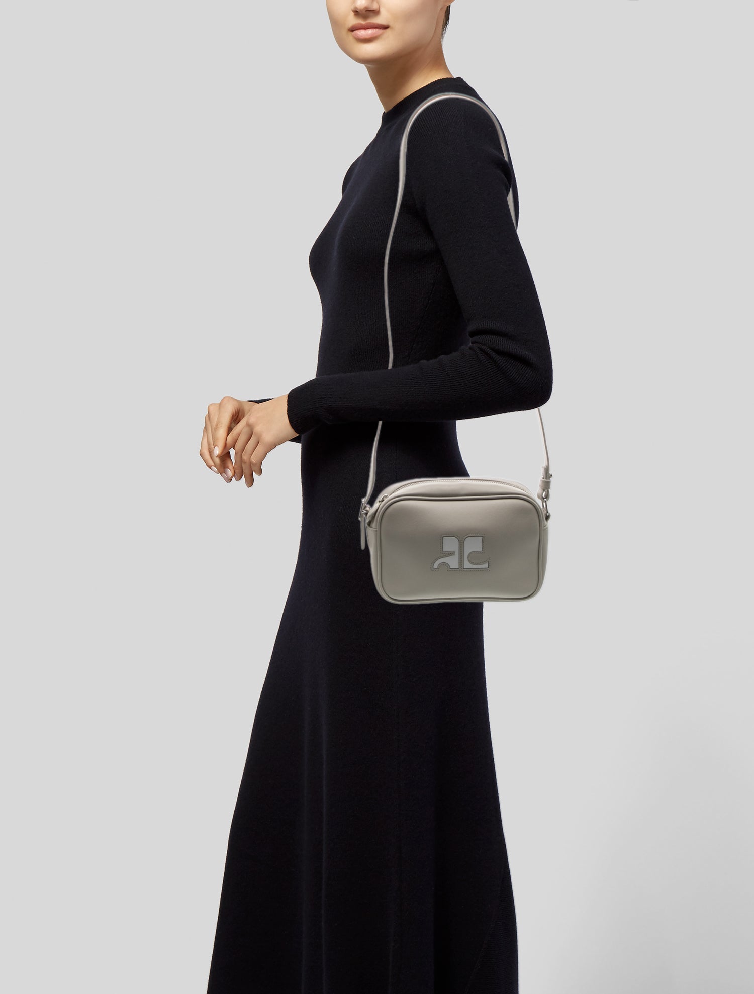 Courrèges Leather Crossbody Bag