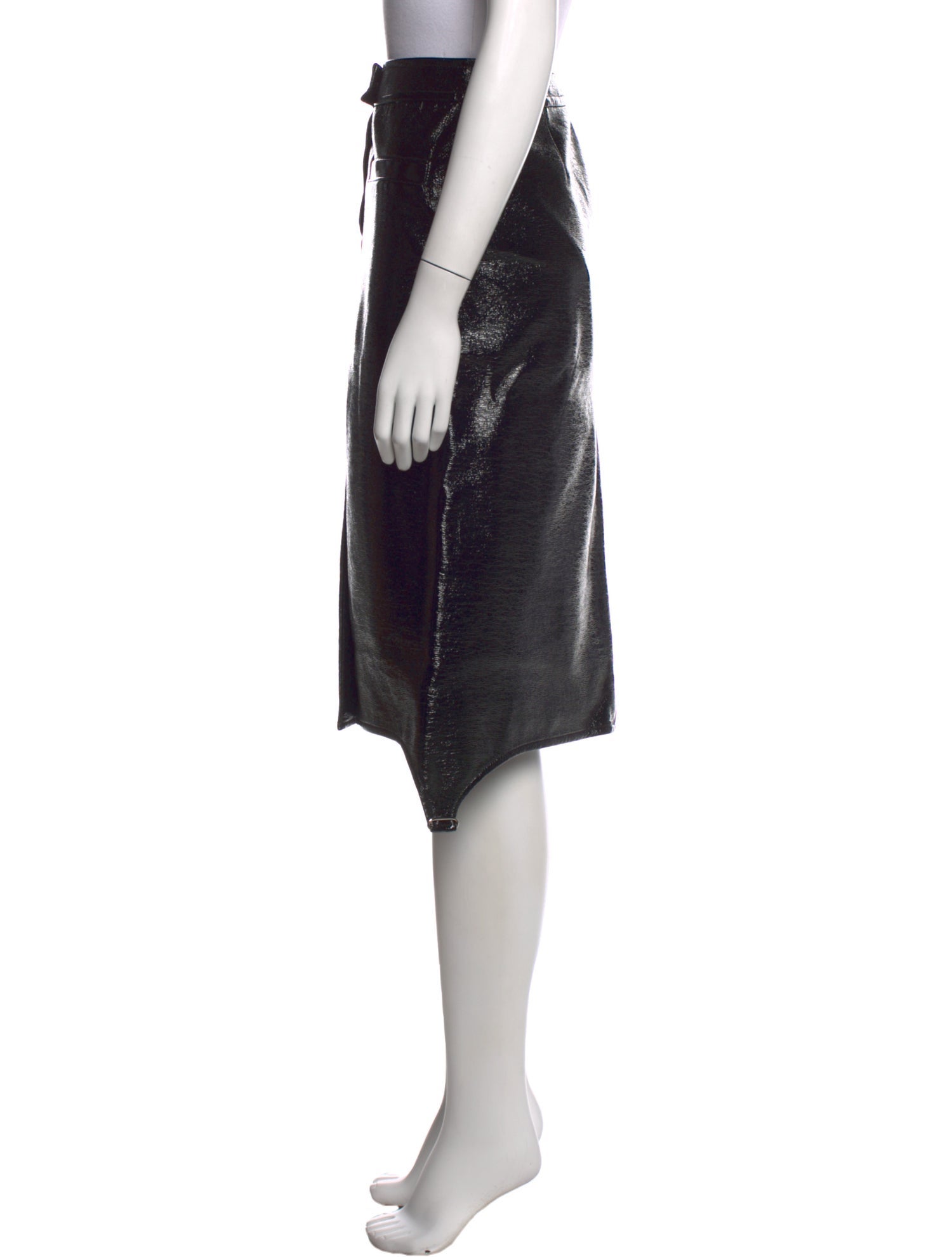 Maje Lamb Leather Mini Skirt - Black Skirts, Clothing - W2M124670