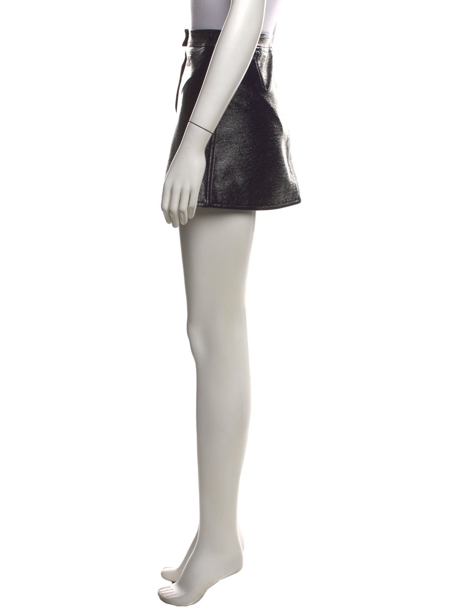 Courrèges Embroidered Accent Mini Skirt
