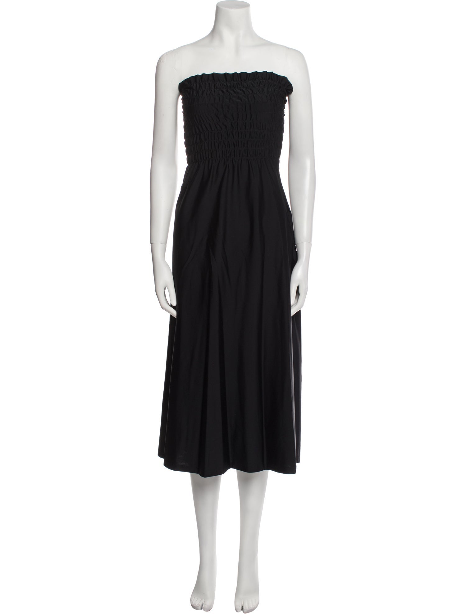 Cover Strapless Midi Length Dress