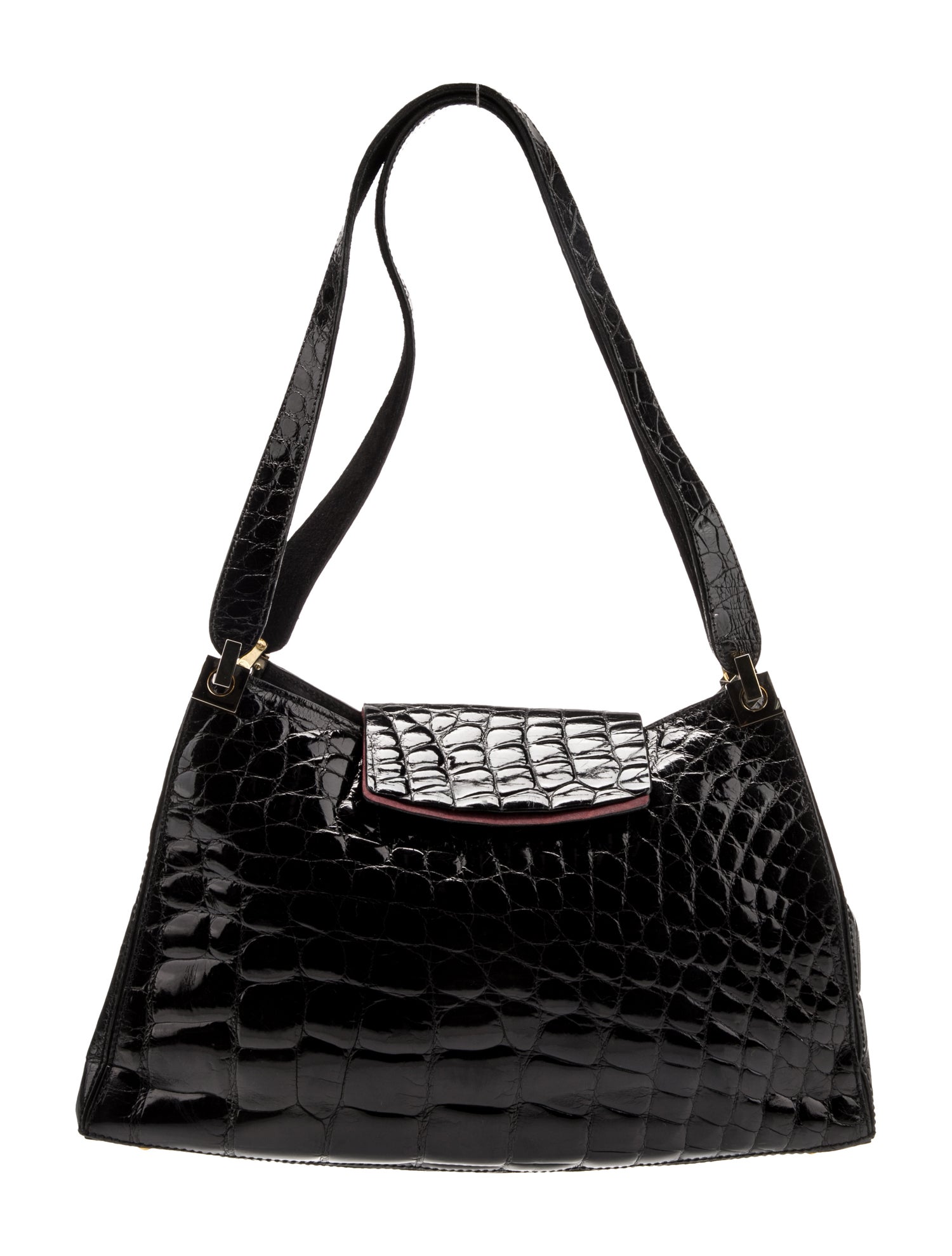 Colombo Via Della Spiga Crocodile Shoulder Bag