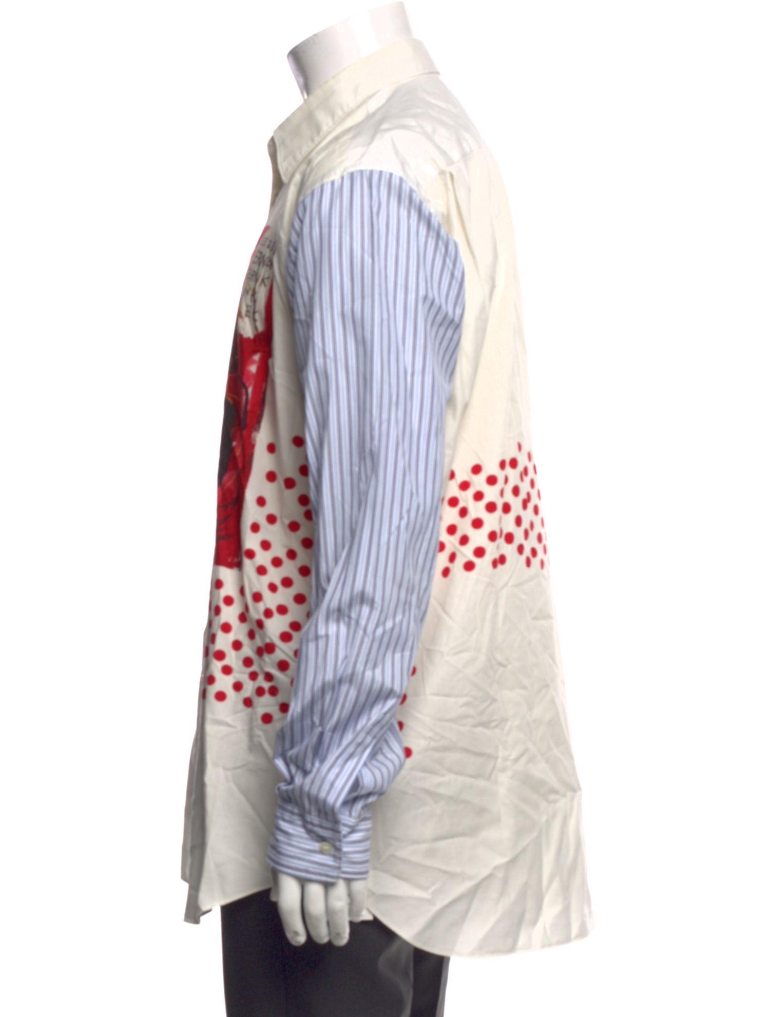 Comme des Garçons SHIRT x Jean-Michel Basquiat Graphic Print Long Sleeve Shirt