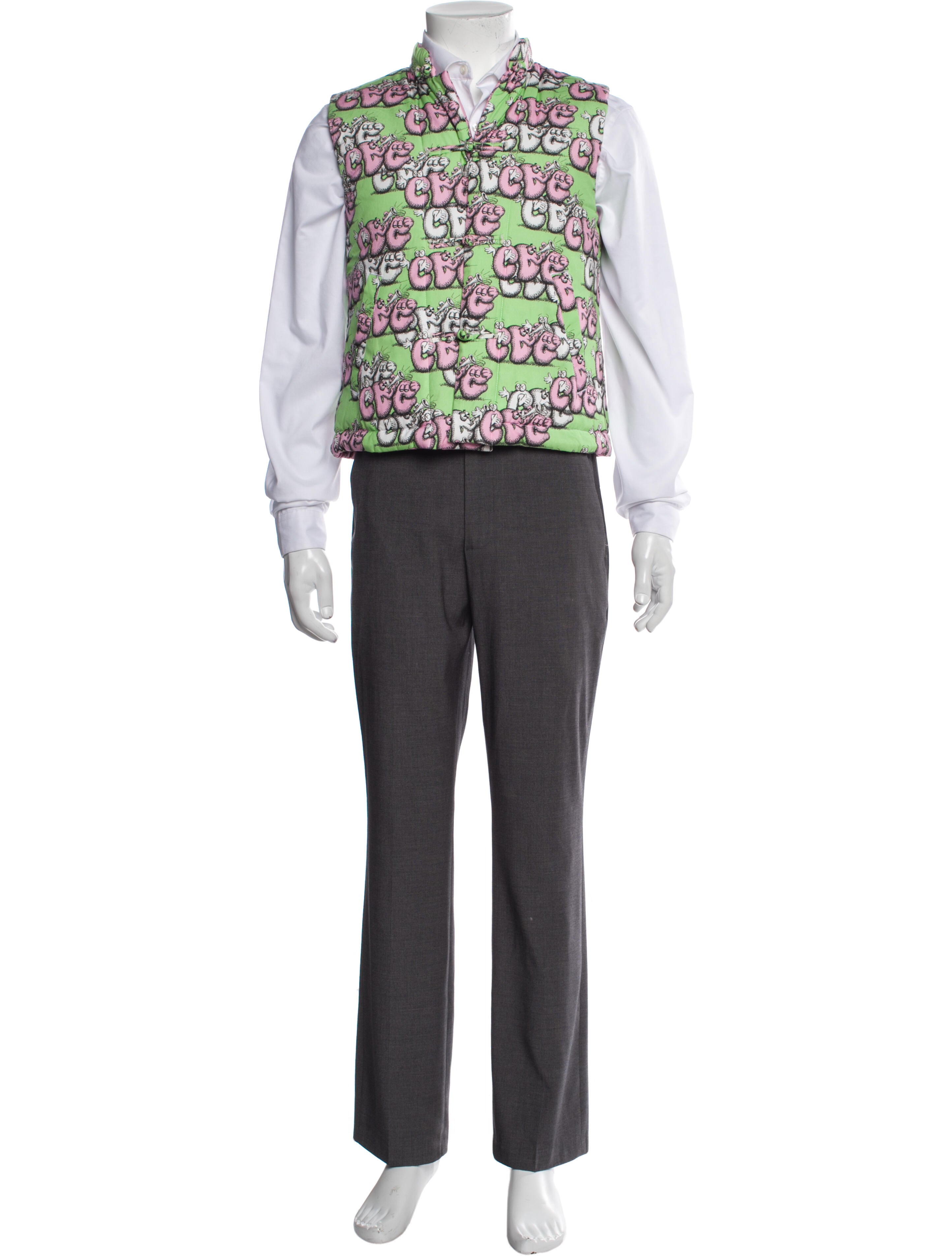 Comme Des Garçons Shirt X Kaws Graphic Print Vest