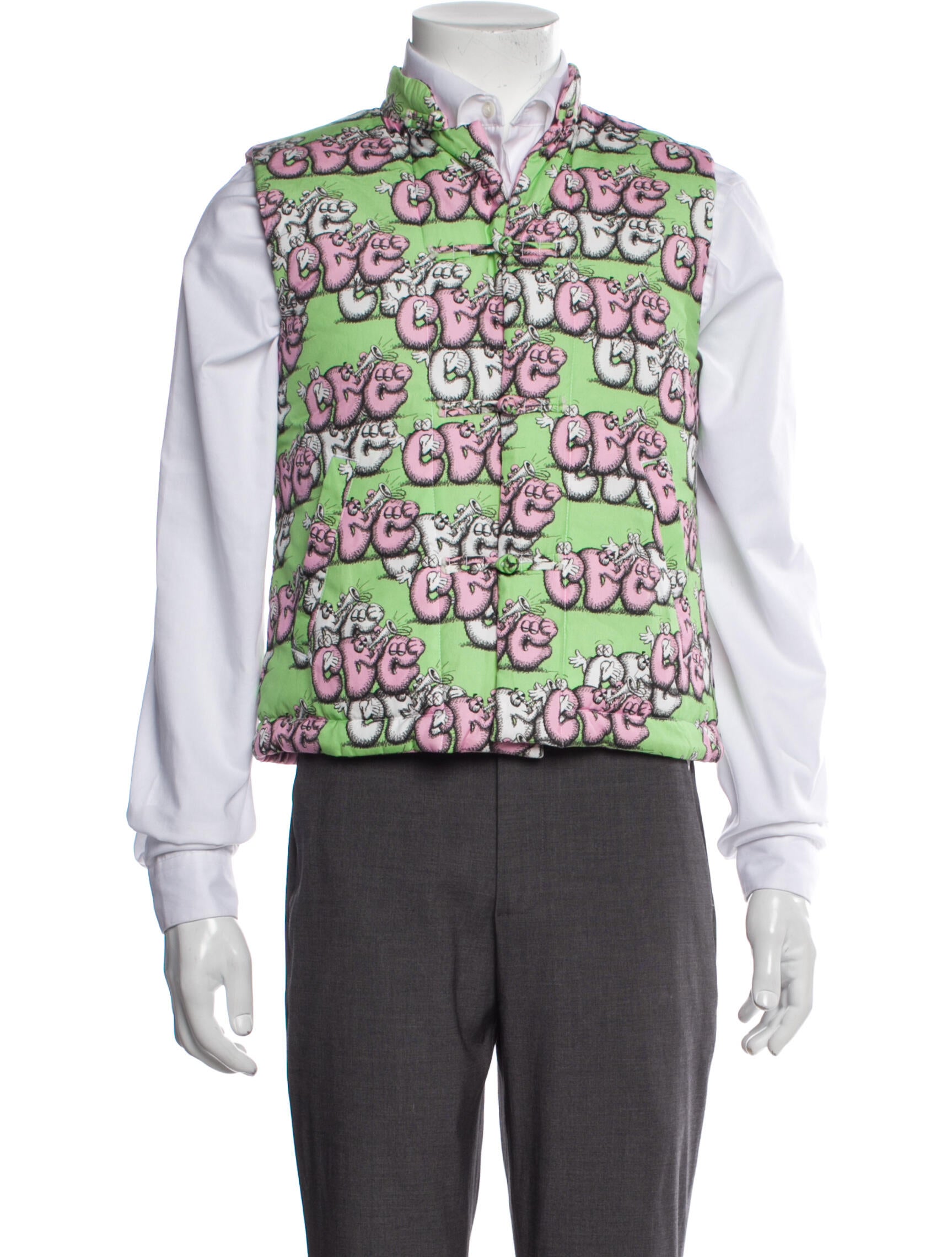 Comme Des Garçons Shirt X Kaws Graphic Print Vest