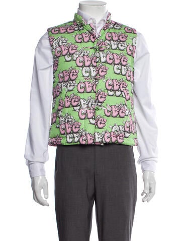 Comme Des Garçons Shirt X Kaws Outerwear Graphic Print Vest S