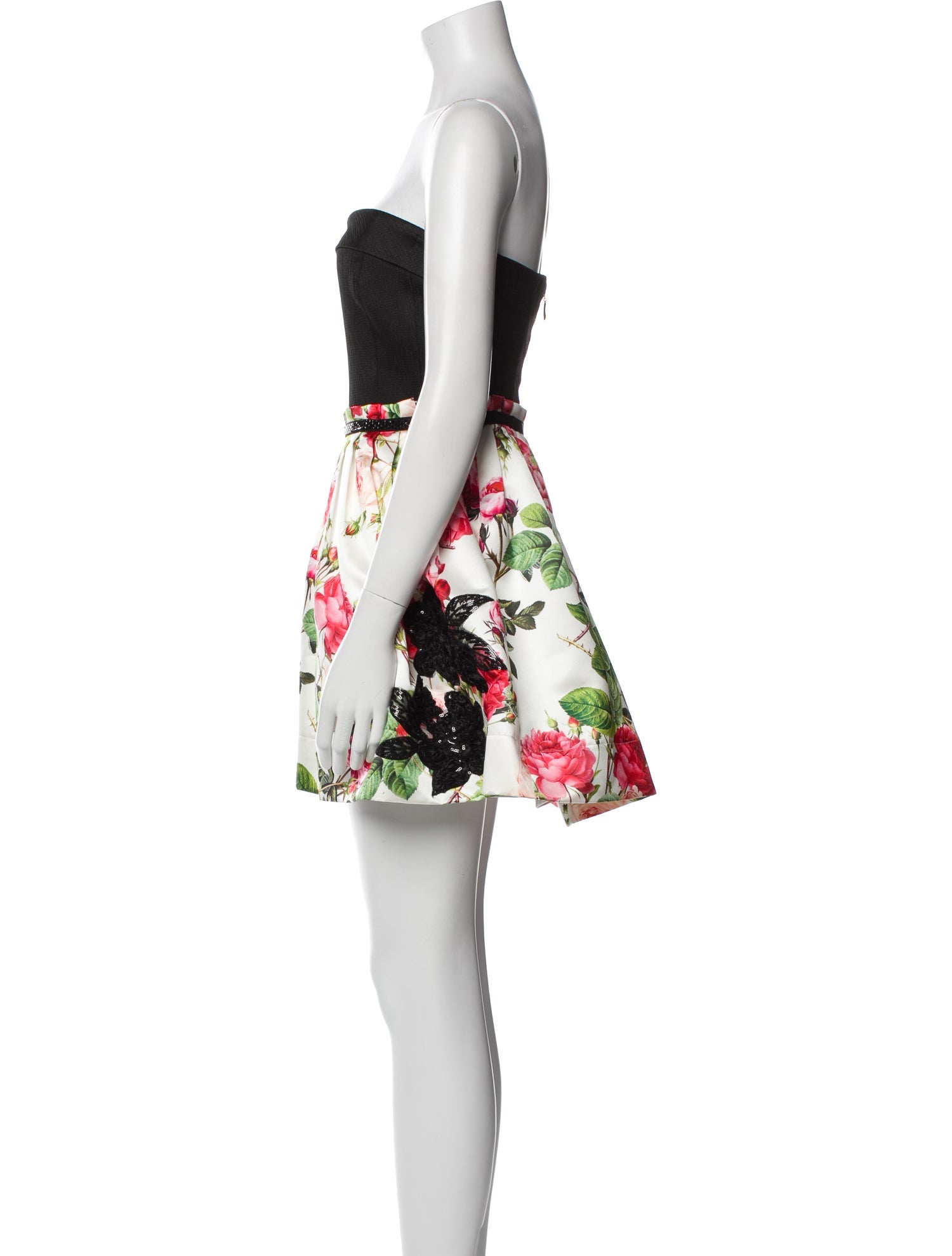 Collection Privée? Floral Print Mini Dress