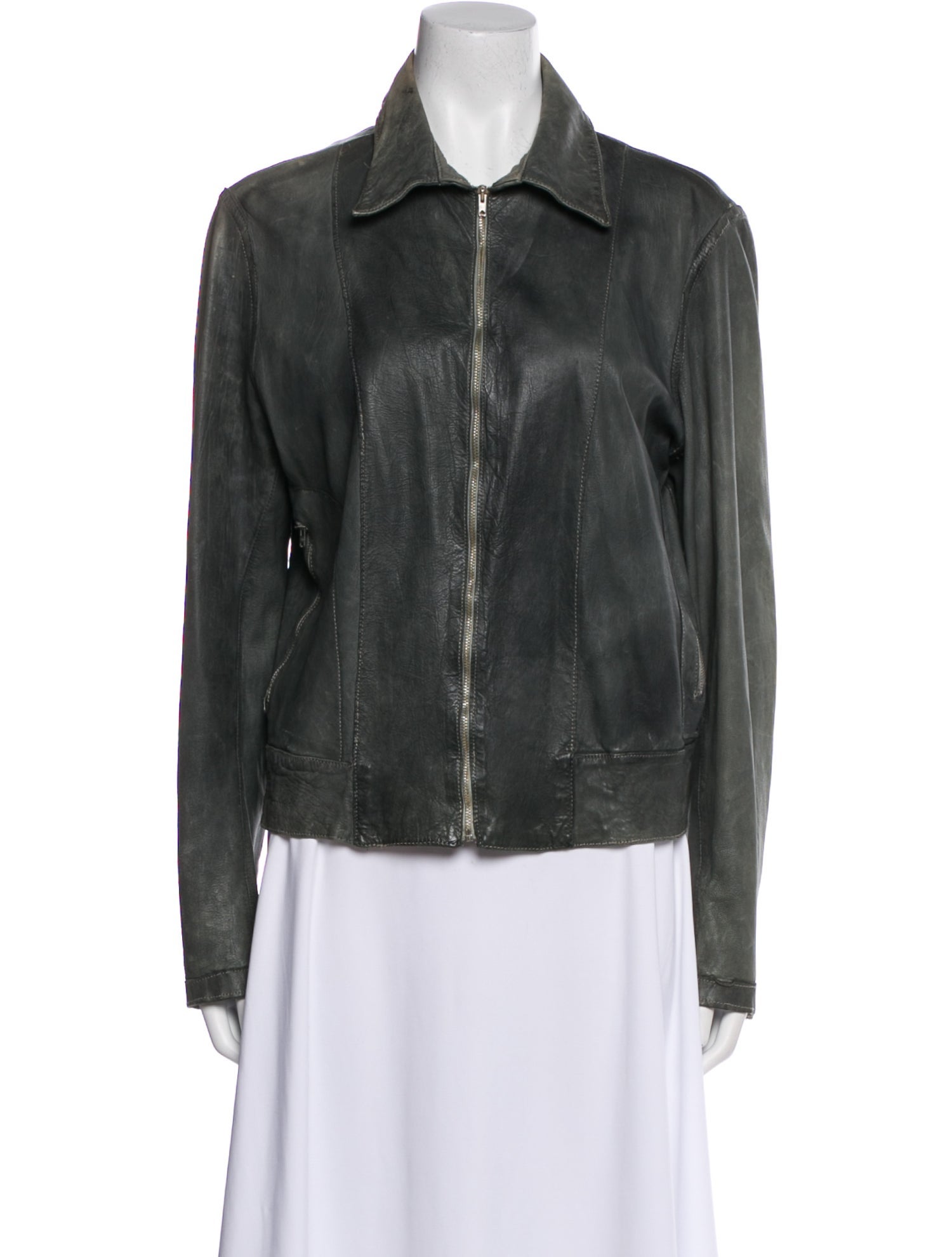 Collection Privée? Leather Biker Jacket