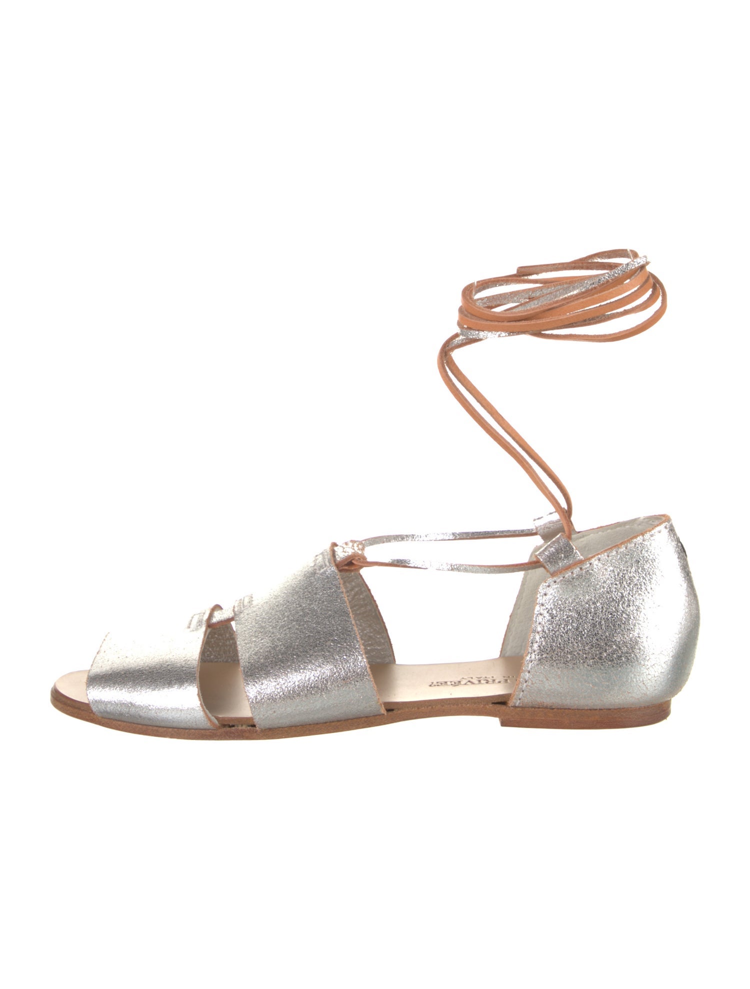 Collection Privée? Leather Gladiator Sandals