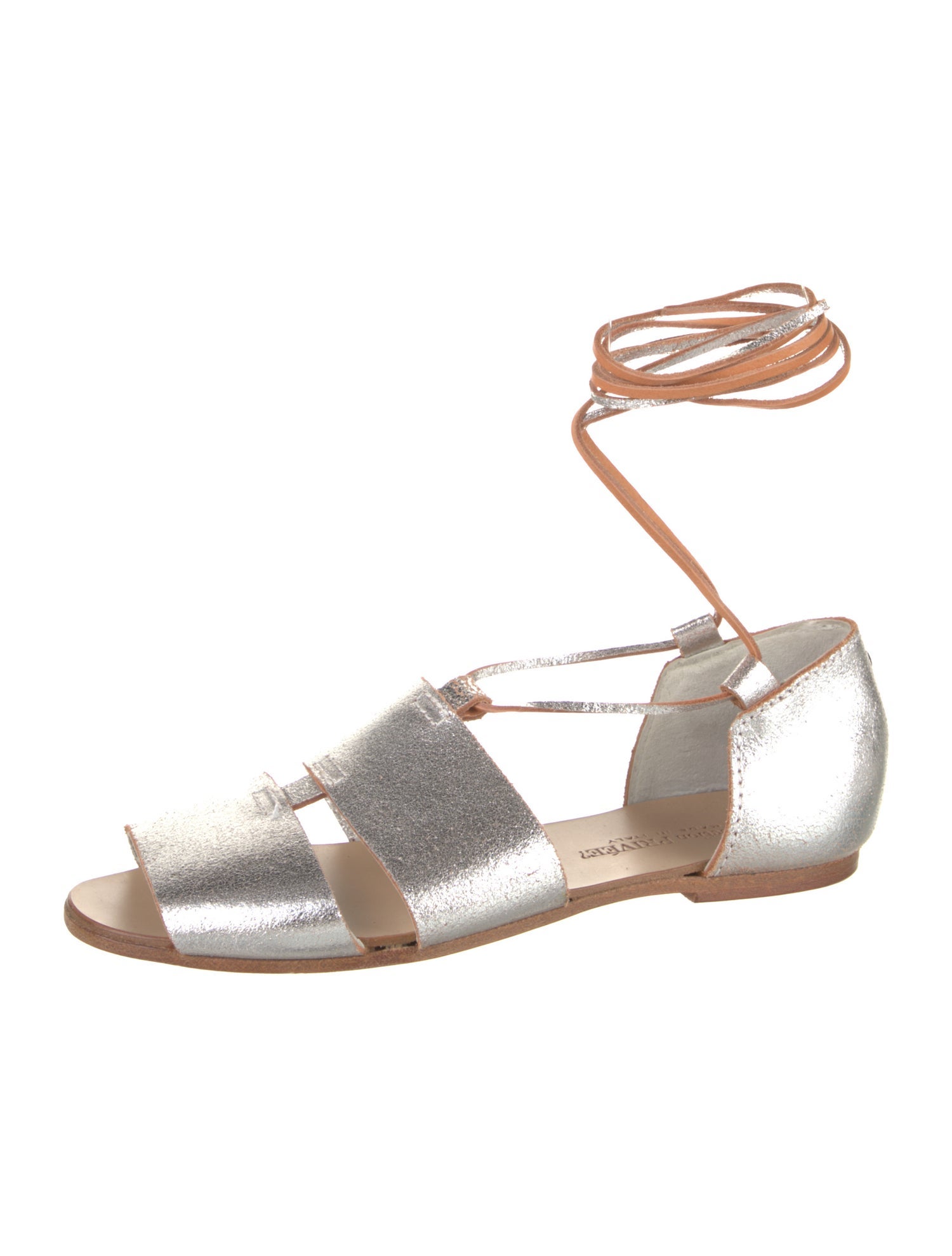 Collection Privée? Leather Gladiator Sandals