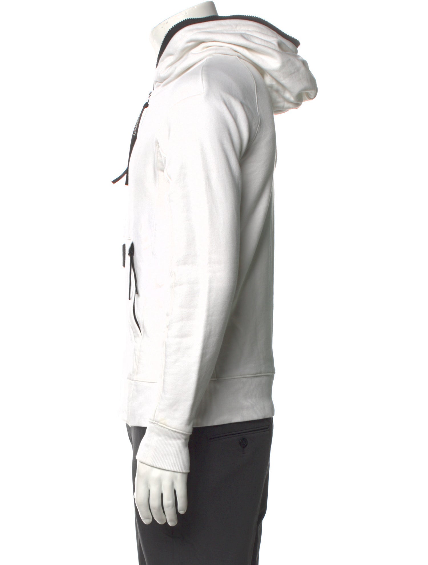 C.P. Company Striped V-Neck Hoodie