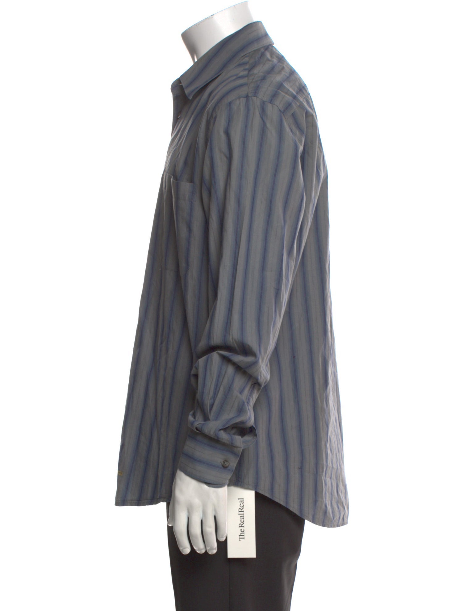 C.P. Company Striped Long Sleeve Dress Shirt
