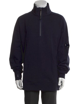 C.P. Company Mock Neck Long Sleeve Sweatshirt