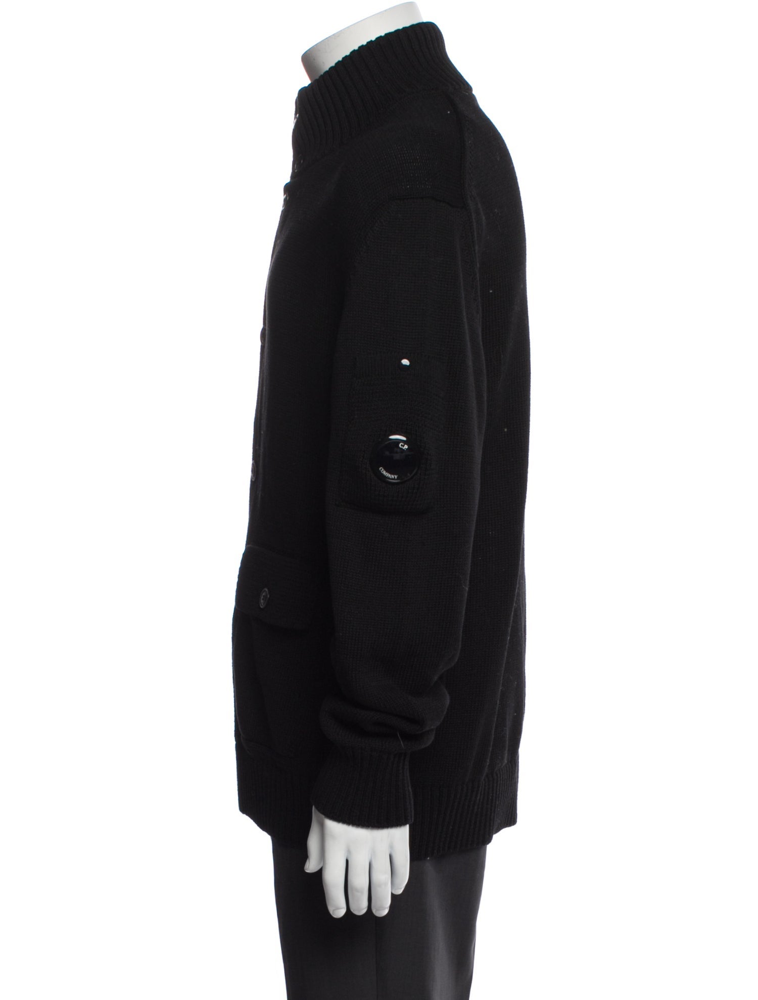 C.P. Company Turtleneck Long Sleeve Cardigan w/ Tags