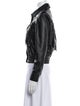 Central Park West Faux Leather Biker Jacket