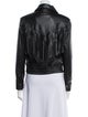 Central Park West Faux Leather Biker Jacket