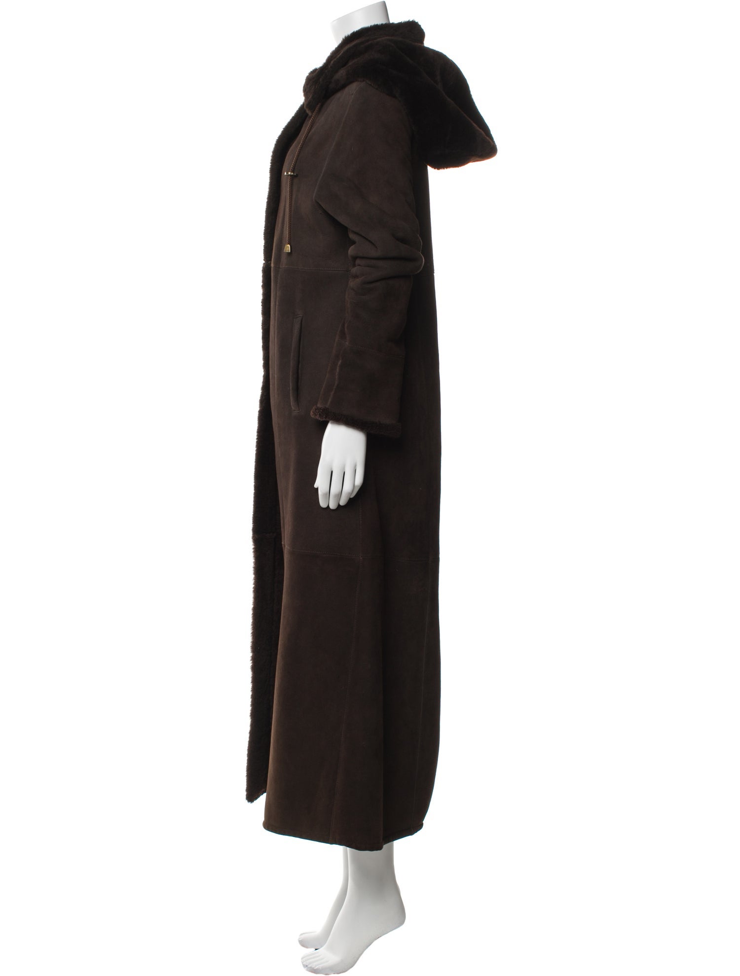 Cpl Outerwear Suede Faux Fur Vest