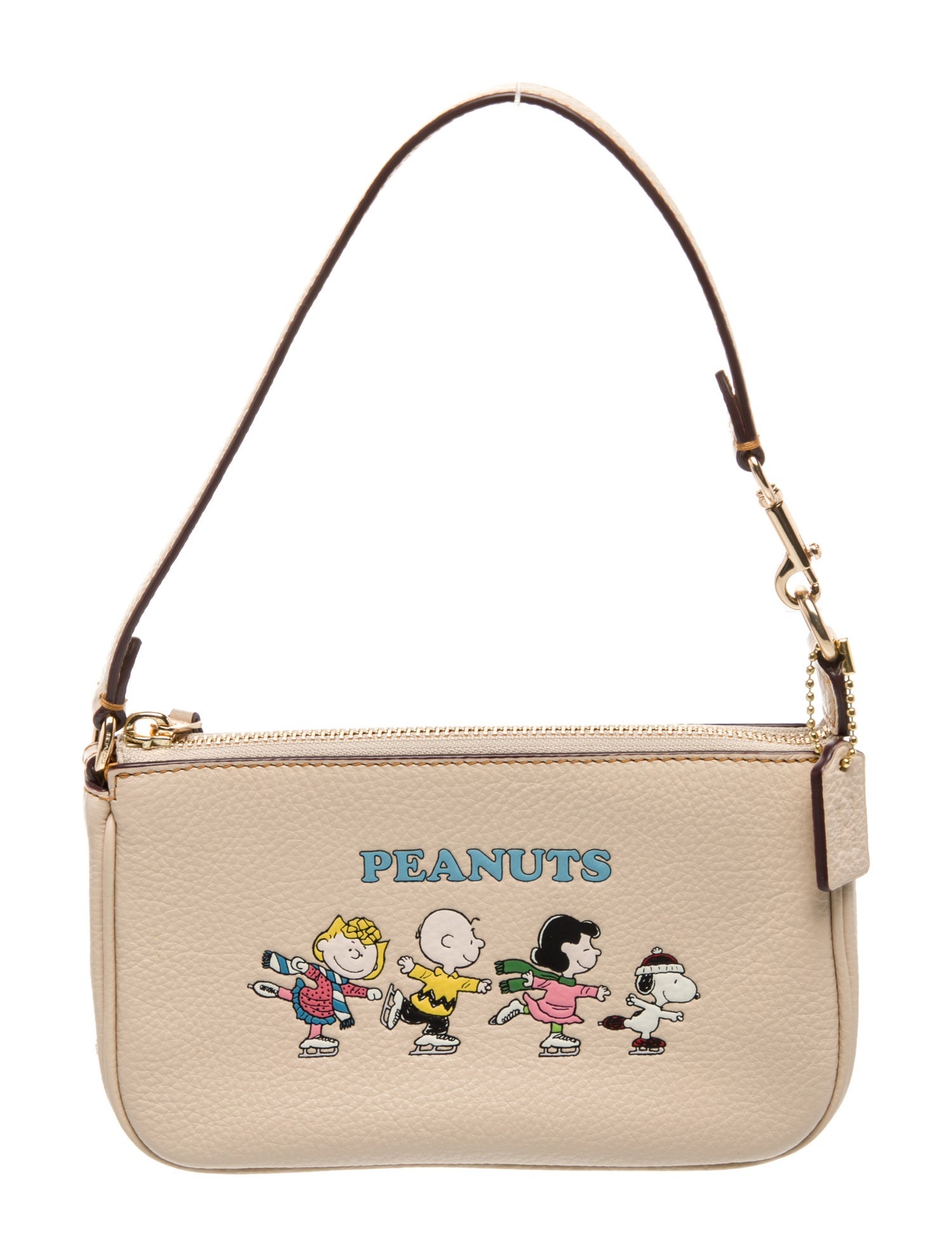 Coach x Peanuts Leather Shoulder Bag