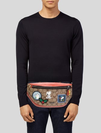 Coach x Peanuts Leather Belt Bag
