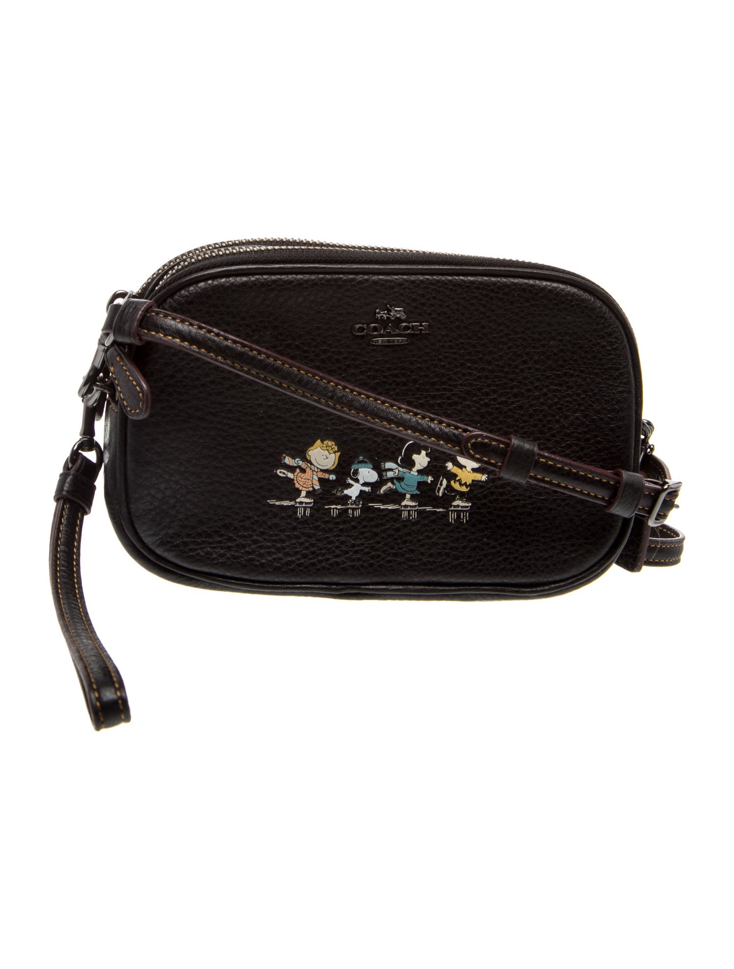 Coach x Peanuts Leather Crossbody Bag