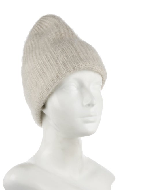 C.T. plage Raccoon Wool Knitted Beanie