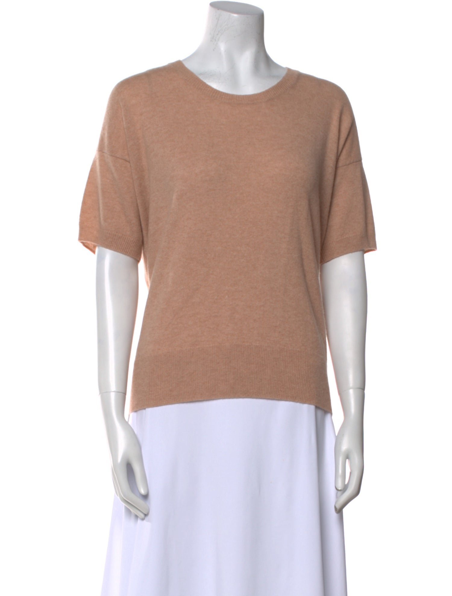 C.T. plage Cashmere Scoop Neck T-Shirt