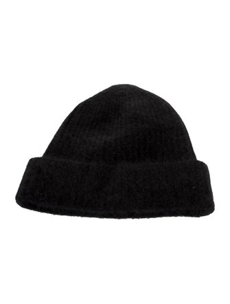 C.T. plage Raccoon Wool Beanie Size 40