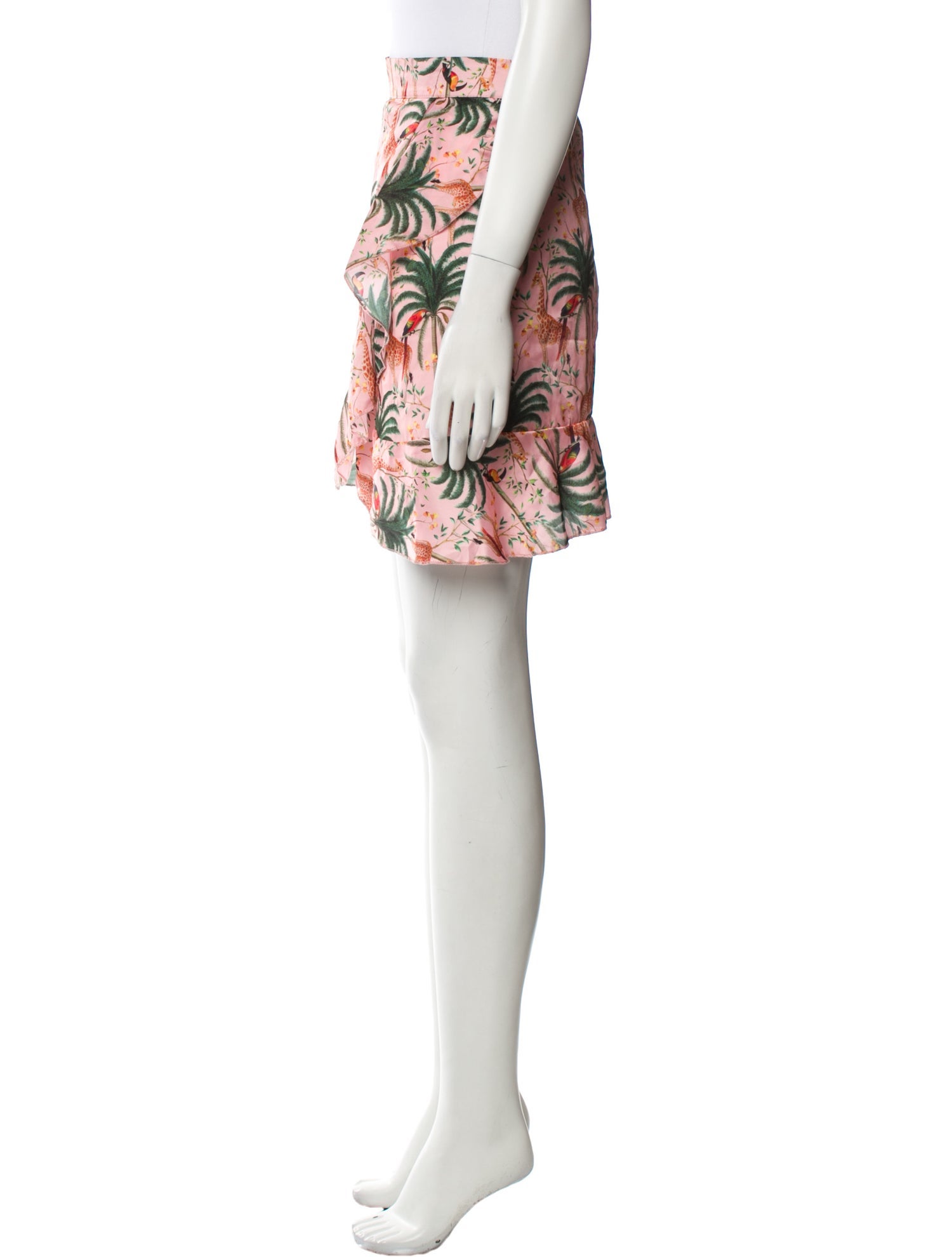 Capittana Printed Mini Skirt