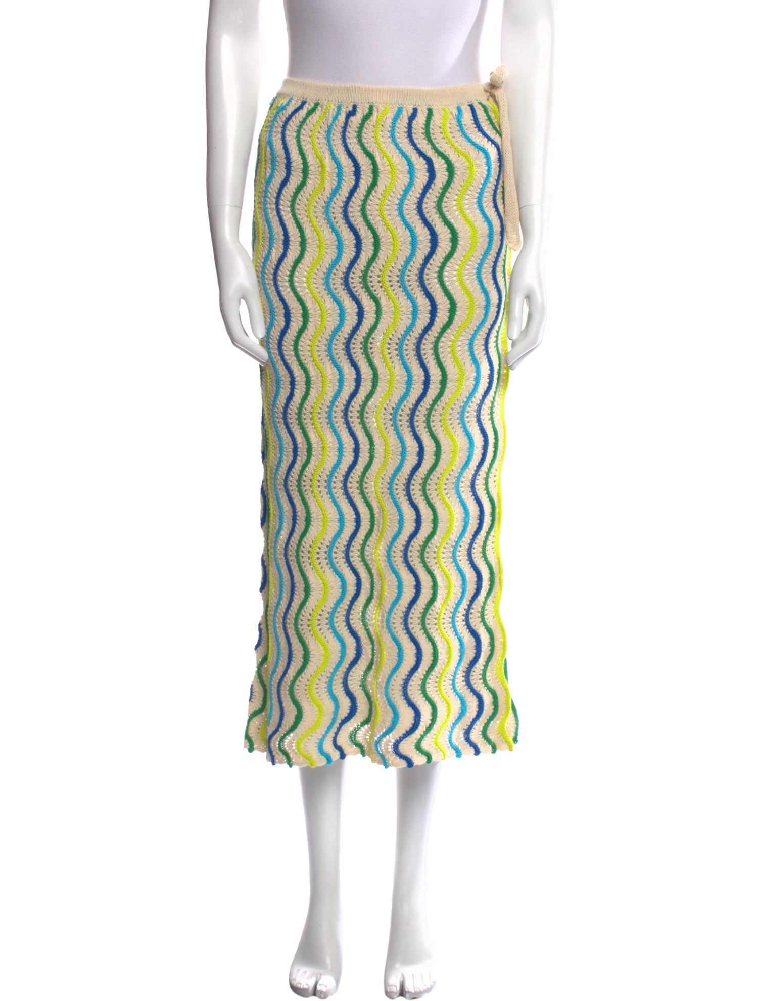 Capittana Lace Pattern Midi Length Skirt w/ Tags