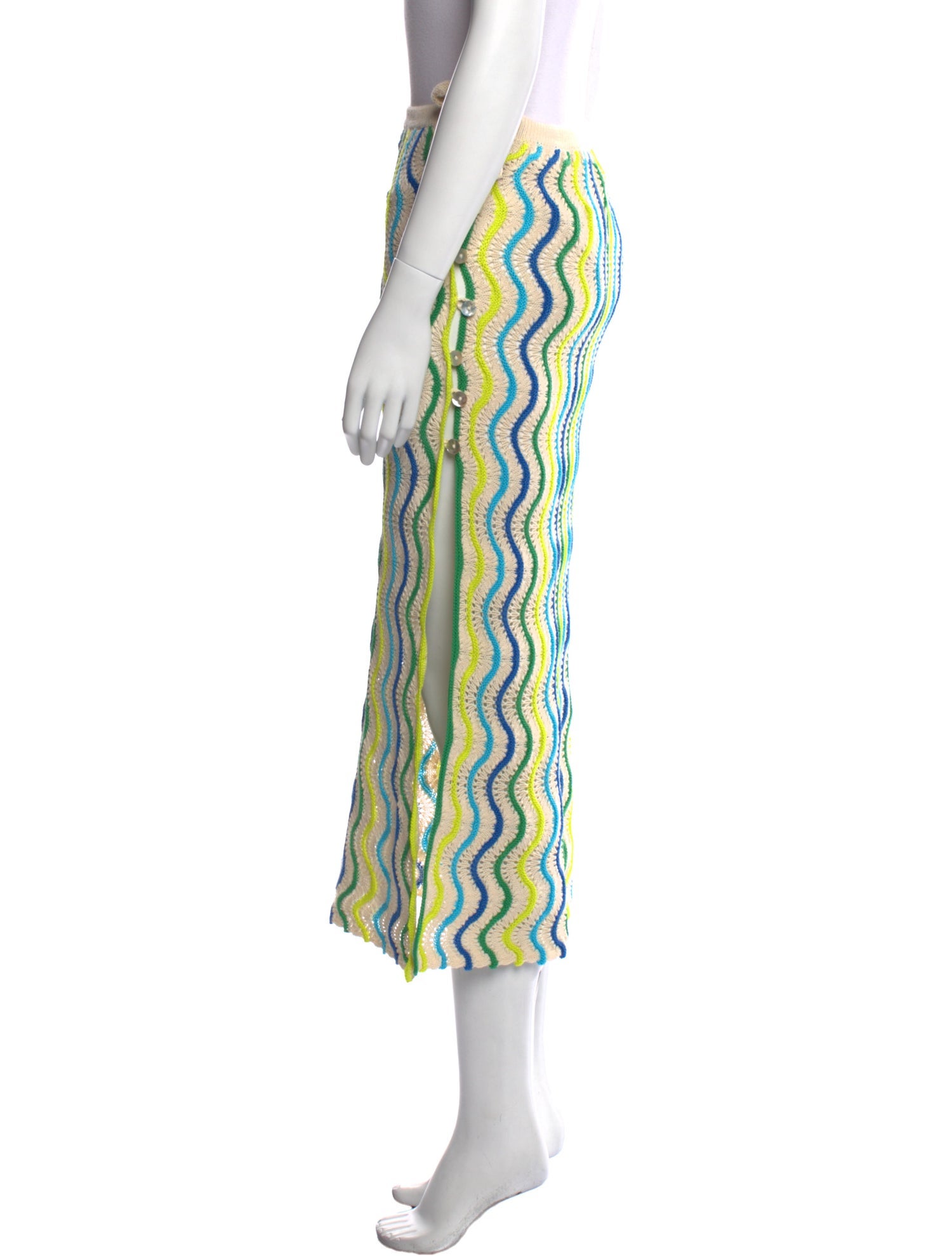 Capittana Lace Pattern Midi Length Skirt w/ Tags