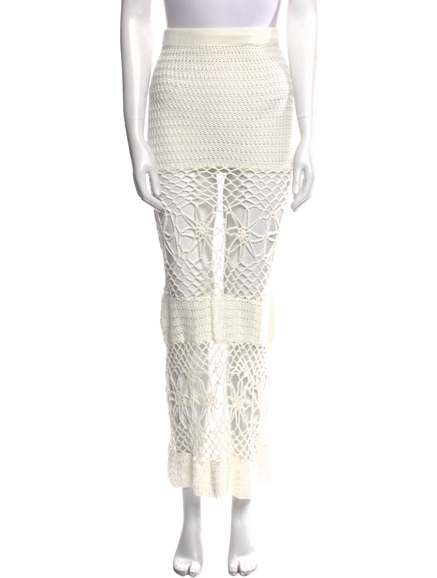 Capittana Lace Pattern Long Skirt w/ Tags