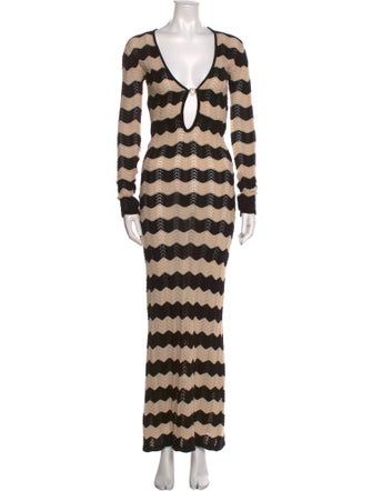 Capittana Striped Long Dress