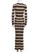 Capittana Striped Long Dress