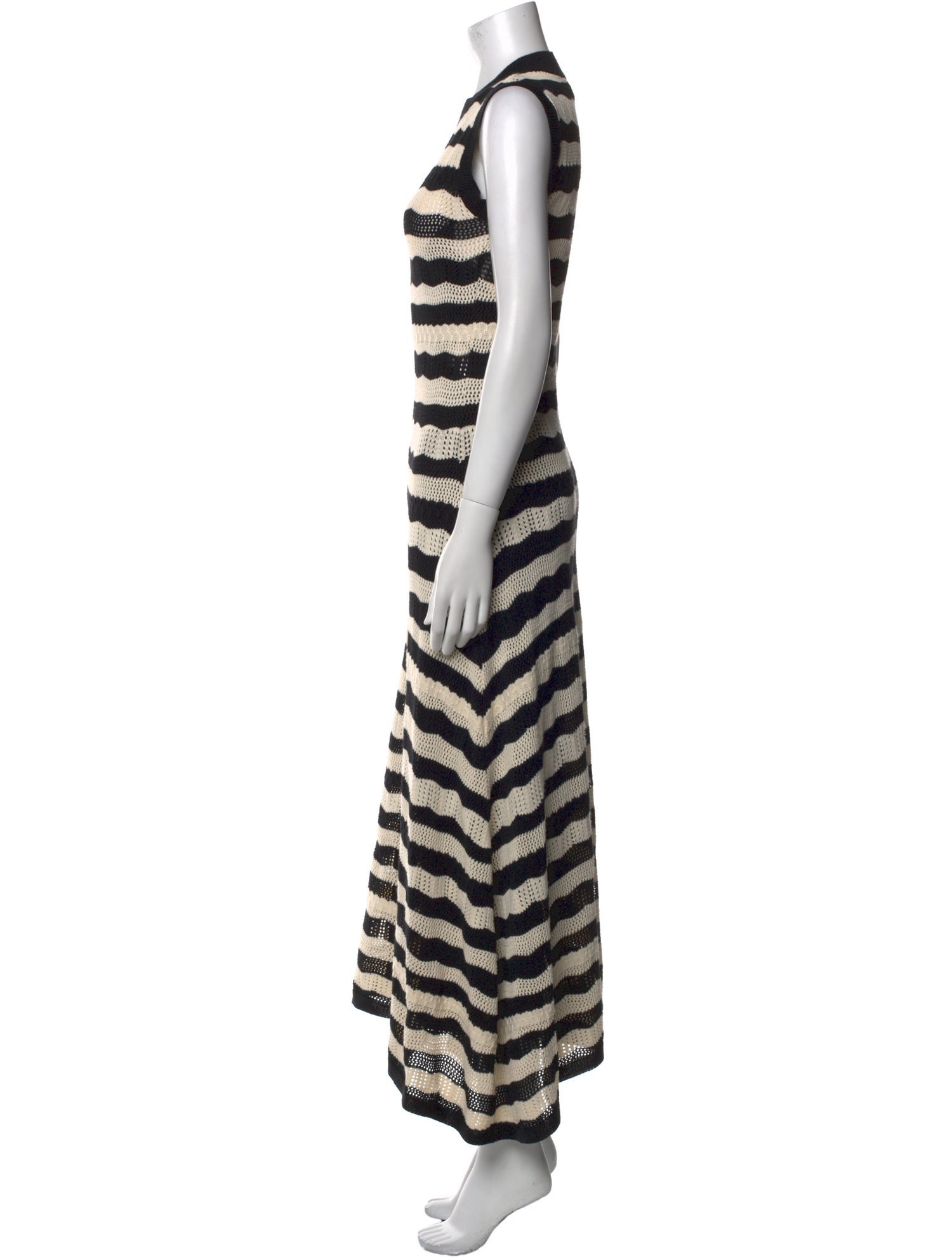Capittana Striped Knee-Length Dress