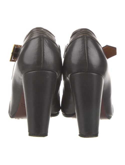 Chie Mihara Leather T-Strap Pumps