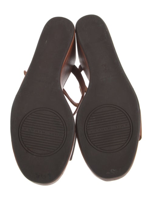 Chie Mihara Leather Slingback Sandals