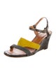 Chie Mihara Snakeskin Animal Print Sandals