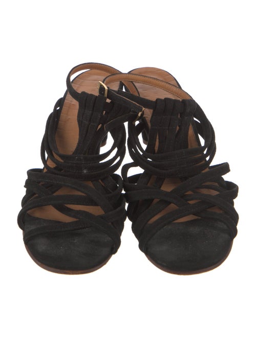 Chie Mihara Suede Gladiator Sandals