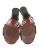 Chie Mihara Leather Patterned Slides
