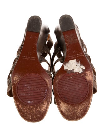 Chie Mihara Leather Gladiator Sandals