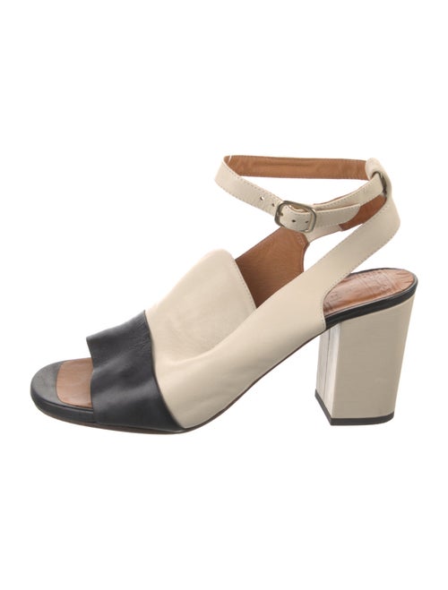 Chie Mihara Leather Slingback Sandals