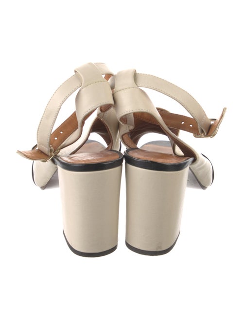 Chie Mihara Leather Slingback Sandals