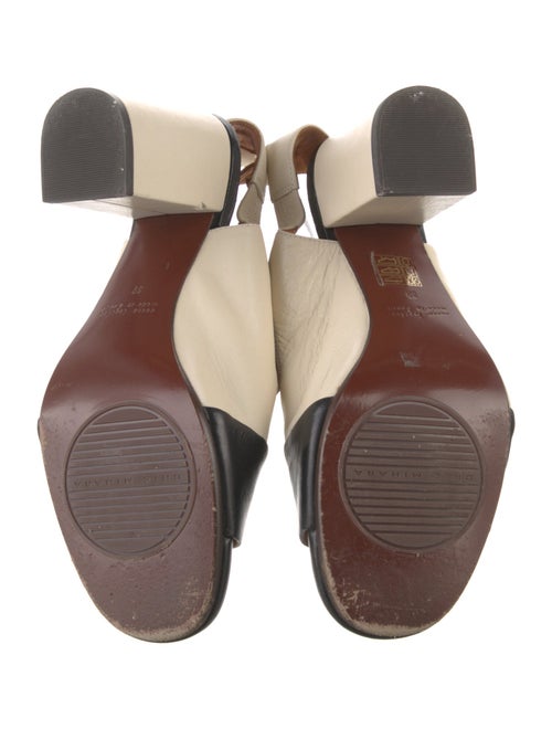 Chie Mihara Leather Slingback Sandals