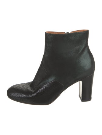 Chie Mihara Suede Leather Trim Embellishment Boots