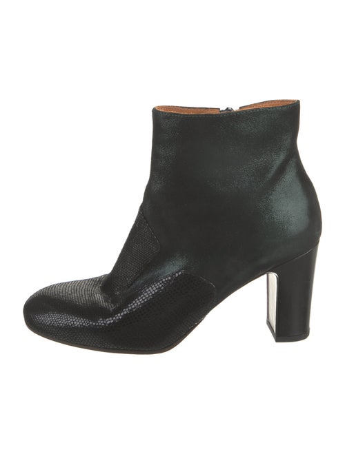 Chie Mihara Suede Leather Trim Embellishment Boots