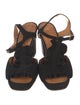 Chie Mihara Suede T-Strap Sandals